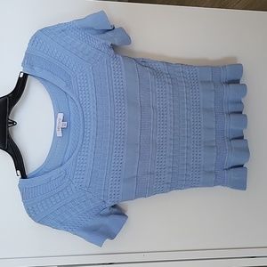 Blue Lucy Paris Short Sleeve Sweater